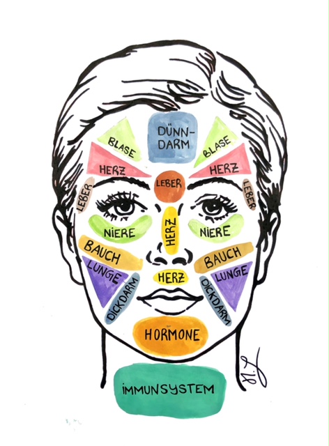 Face Mapping: Woher kommen Pickel & Akne im Gesicht? Das könnten 10 inneren Ursachen sein!